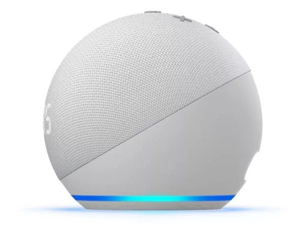 Echo Dot 5ª Geração Com Relógio Glacier white Amazon2